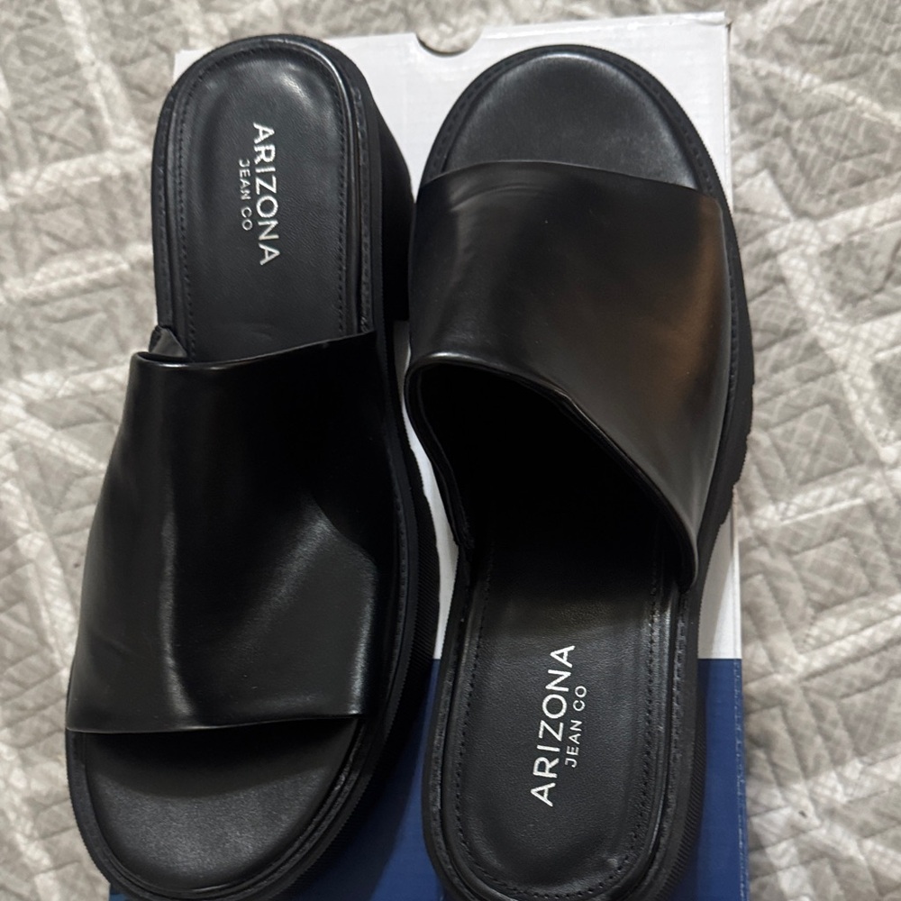 Arizona Jean Company Black Mules Never worn outside. Worn once inside
